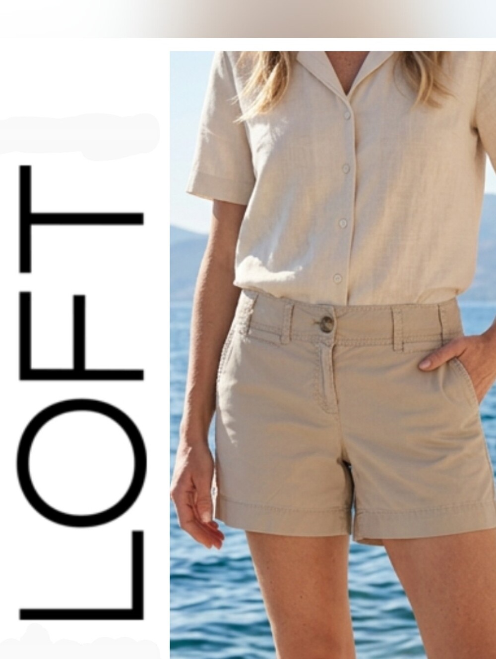 LOFT Khaki Shorts